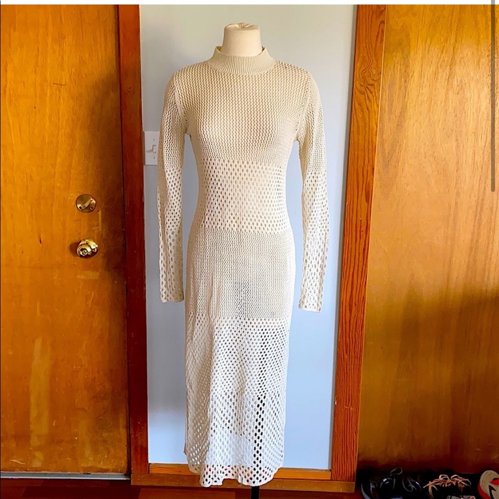 Emmy Open-Knit Bodycon Dress👗